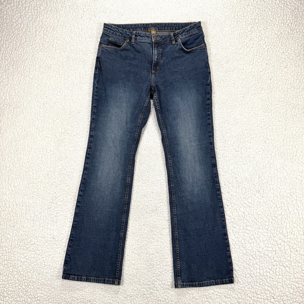 Bootcut Jeans Womens 10 (31x31) Blue Mid Rise Western Boho Rodeo Ranchwear Denim